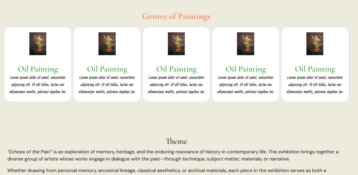 landing page